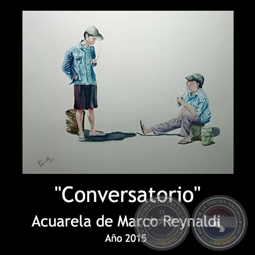 Conservatorio - Acuarela de Marco Reynaldi - Año 2015